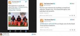 Home Depot Apology For Racist Tweet